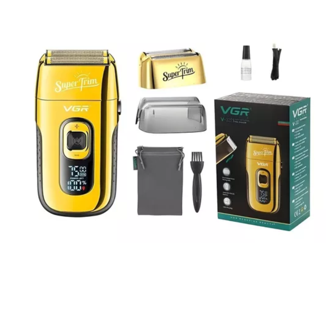 Máquina afeitadora VGR V-332 dorada 220V