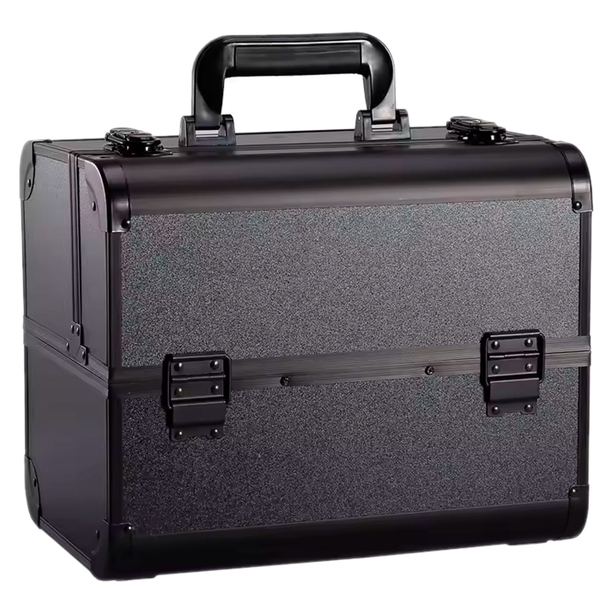 Caja Neceser Metálico Portátil De Maquillaje