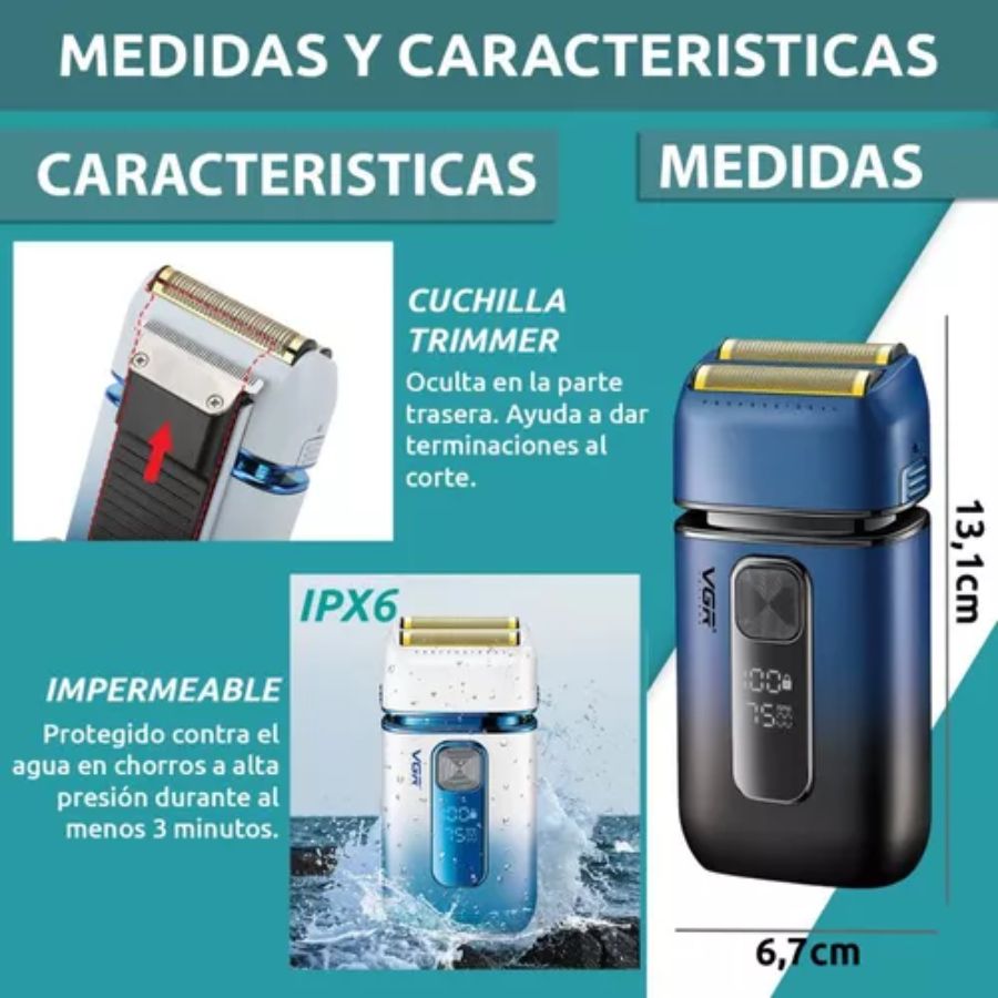 Maquina Peluquera VGR V-362