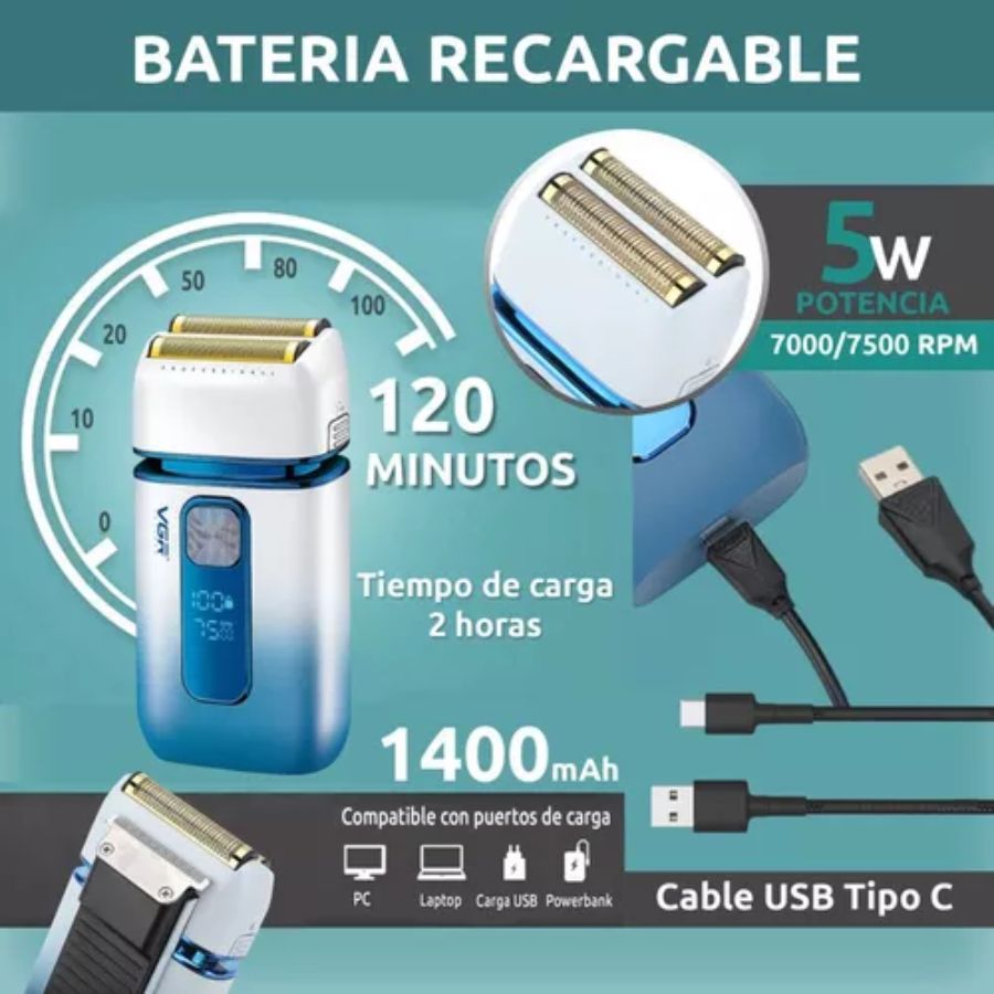 Maquina Peluquera VGR V-362