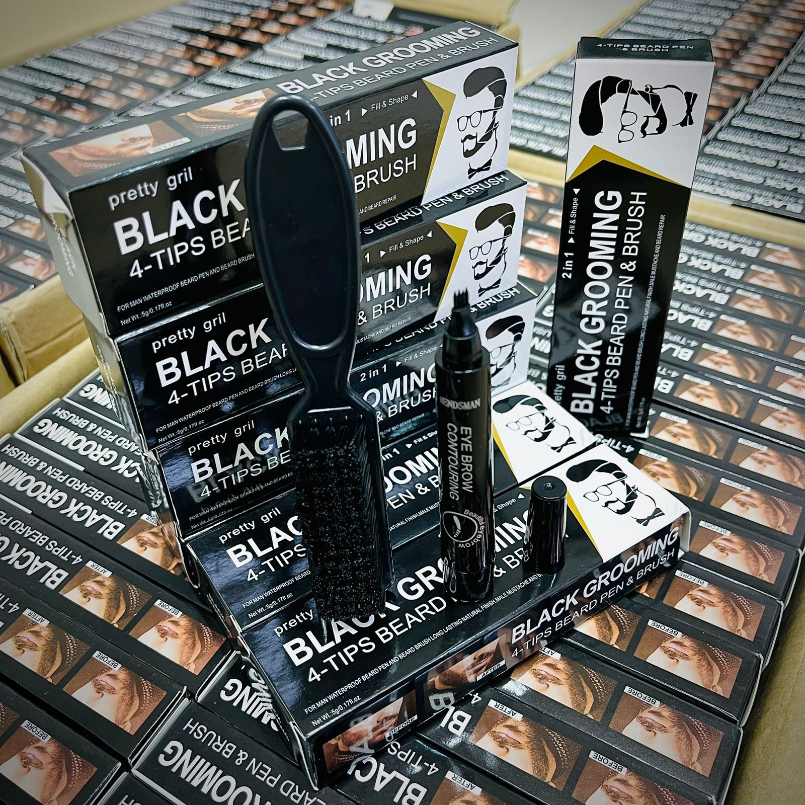 Lapiz Delineador Barba Hombre