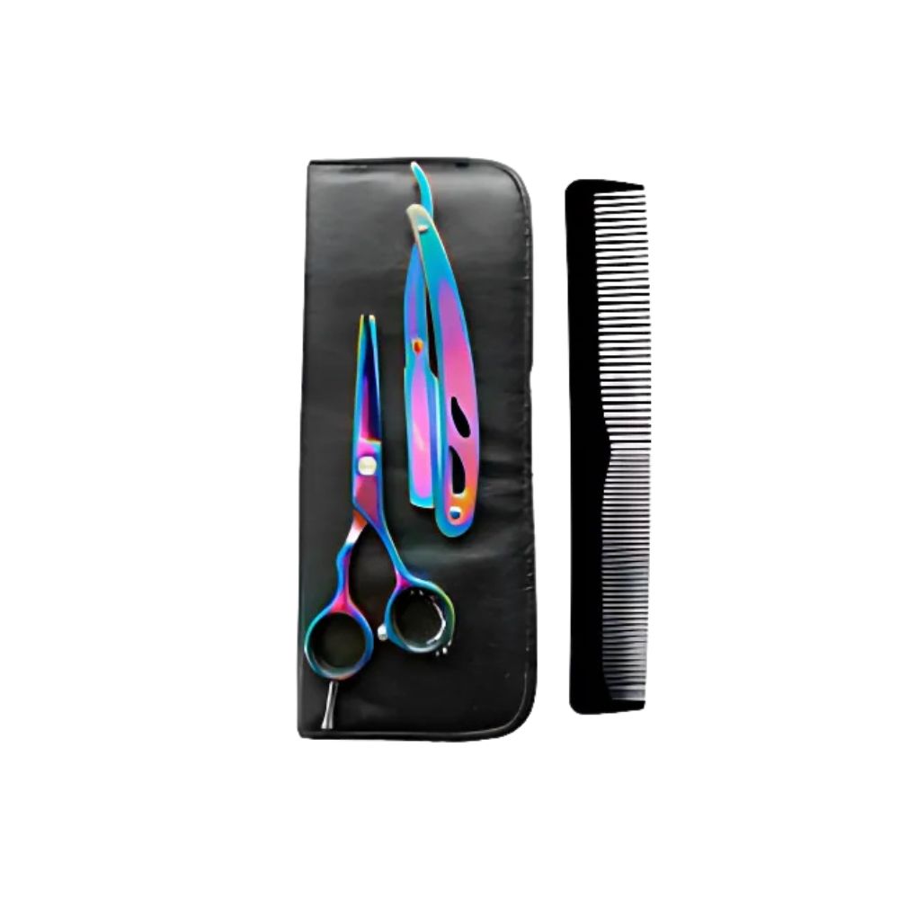 Set Profesional Tijeras Cabello Barberia
